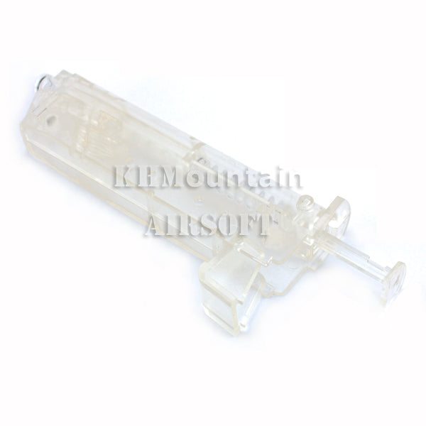 Pistol Magazine Shape Plastic 100 rds 6mm BB Loader / Clear