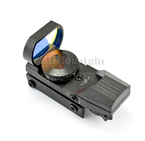 Illuminated Red Dot Sight with Selective Reticle
