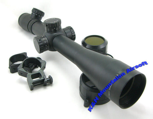 M3 Style 3.5-10 x 40mm Red llluminated Mil-Dot Rifle Scope