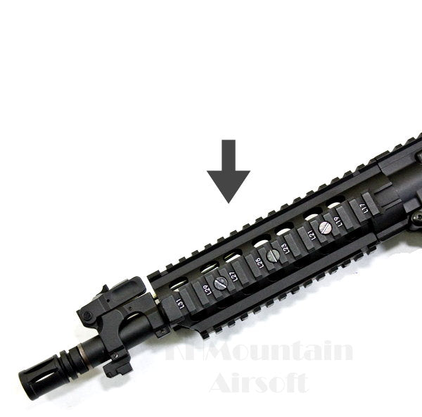 E&C Aluminum M4 SR16 CQB Handguard URX II RAS Mid. 7 inch/ Black ...