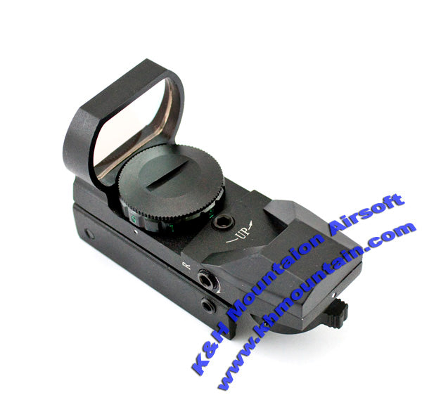 Tactical 4 Reticle Illuminated R/G Dot Reflex Sight / (Type D)