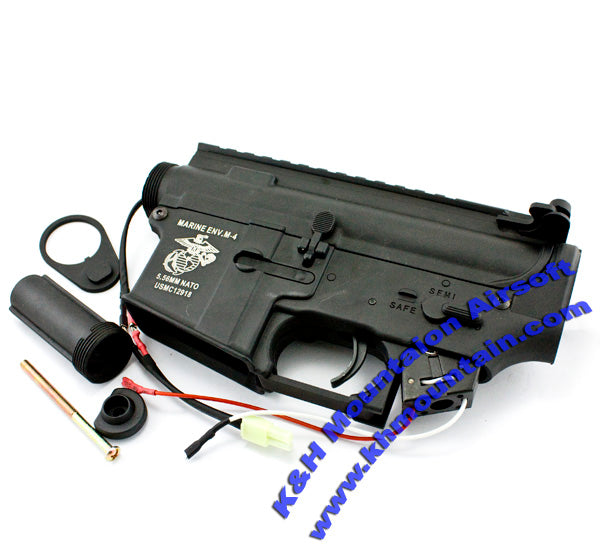 DIY M4 AEG Metal Body with Front Line Gearbox Set