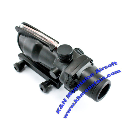 ACOG Style 4x32 Fiber Optics Illuminated Red Cross Scope