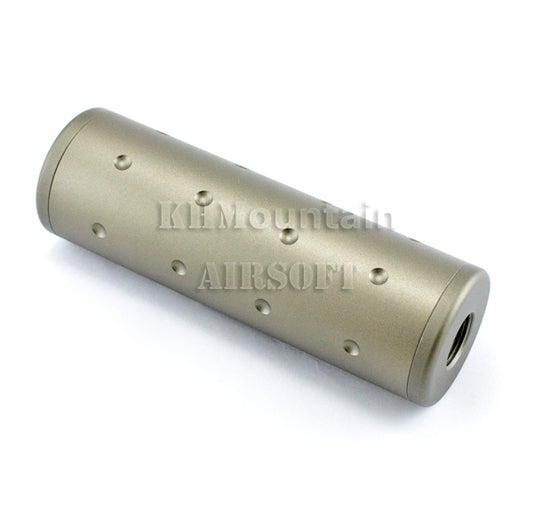 AF Aluminum Silencer 14mm +/- (Silver)