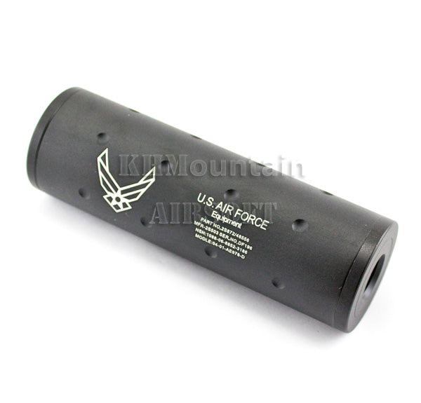 AF Aluminum Silencer 14mm +/- (U.S. Air Force)