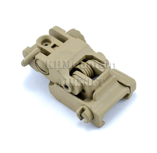 AF Full Metal M4 Foldable Rear Sight / TAN