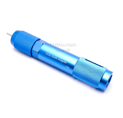 Portable Full Metal 12g CO2 Refill Charger / Blue