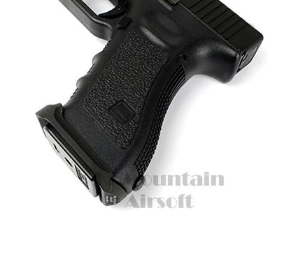 Aluminium Magwell for Marui Glock G17 / Black / B