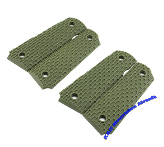 A.C.M. M 1911 pistol grip panels in Green (4-pcs)