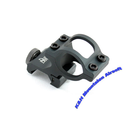 A.C.M. clamp on offset flashlight mount with marking