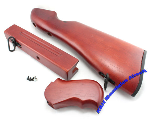 A.C.M. Thompson M1A1 real wood kit (3-pcs)