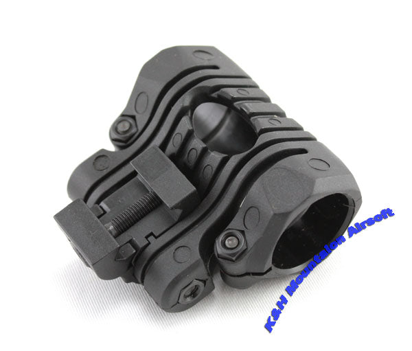 A.C.M. Five Position Flashlight Mount / Black