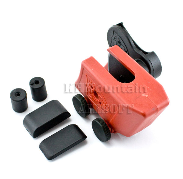 IPSC style magazine belt holder / V2 (Red)