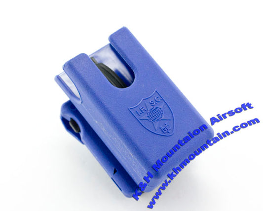 IPSC style magazine belt holder / V3 / Blue