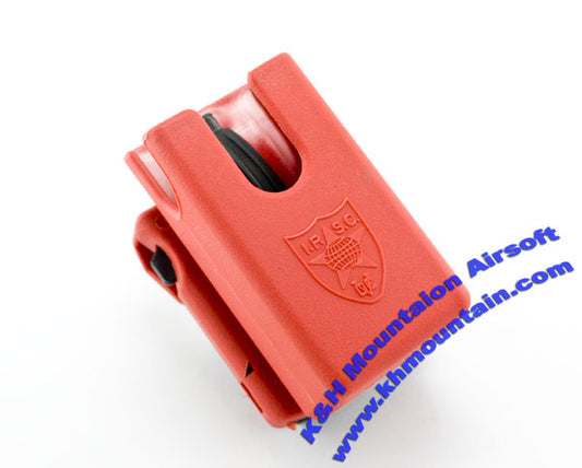 IPSC style magazine belt holder / V3 / Red