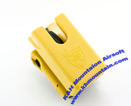 IPSC style magazine belt holder / V3 / Yellow