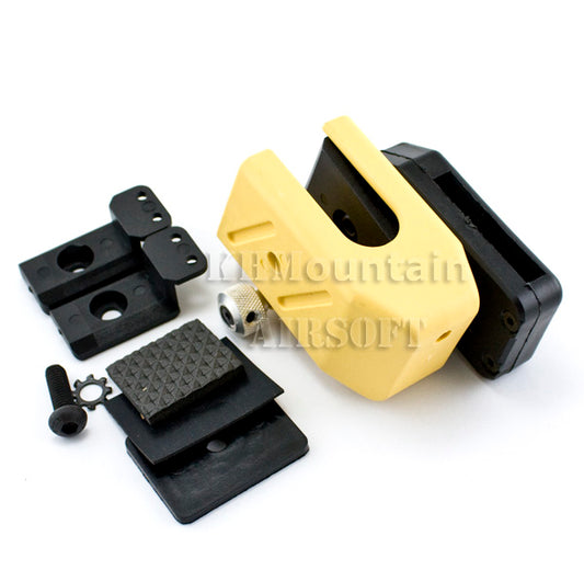 IPSC style magazine belt holder / V1 (Yellow)