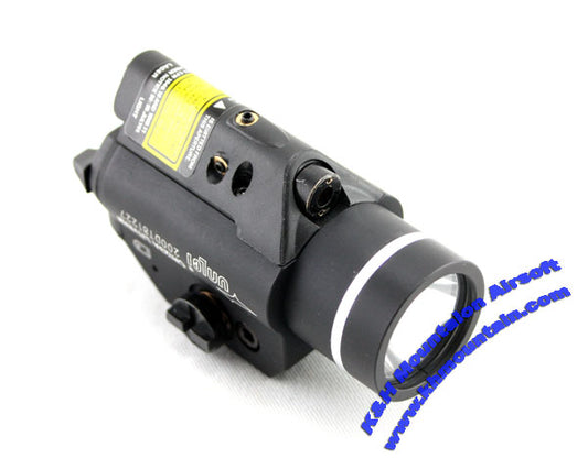 M6 Style LED rail flashlight with Red laser