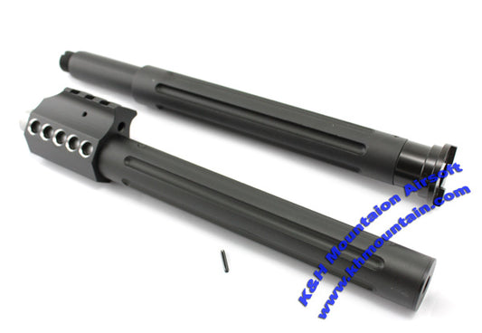 M4/M16 Aluminum Outer Barrel 9" Inch EOD for GBB / W2