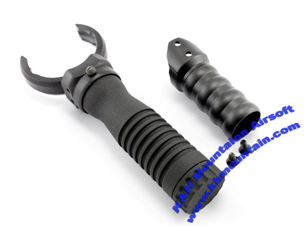 Metal Front Grip and Flash Light Mount for M203 / Long