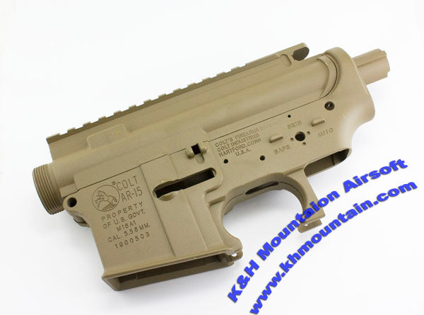 New M4 Metal Body for AEGwith Marking / TAN