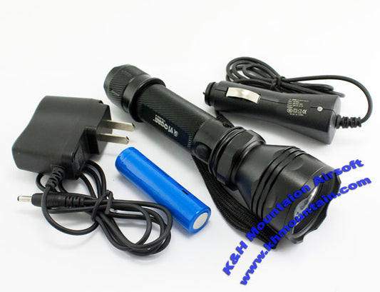 High Power LED Flashlight Set