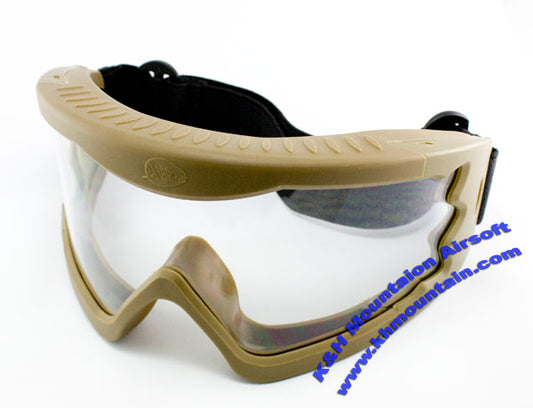 Xeye Style Goggle with Clear Len Version / TAN