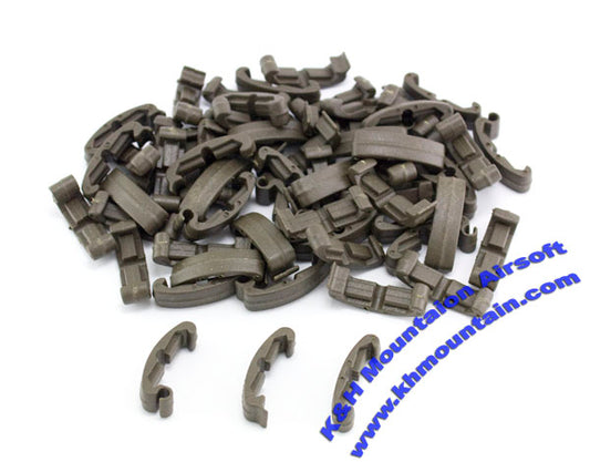 plastic Tactical Index Clips 60 Piece Set / Green