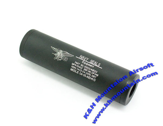 Aluminum Silencer with Navy Seals Marking / Black