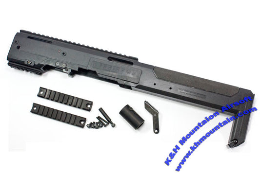 HR Style Glock Carbine Conversion Kit for Marui Series / Black