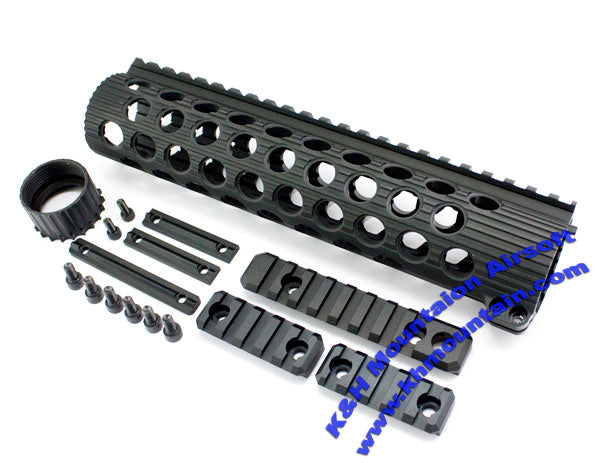 Troy TRX style 9 " M4/M16 BattleRail System Handguard /Black