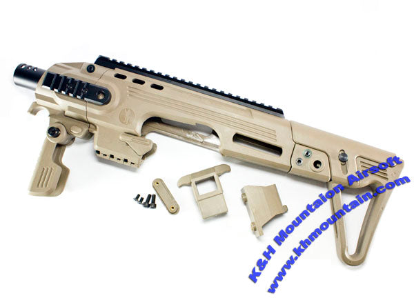 Tactical Glock Carbine Conversion Kit for G17 / G18C (TAN) – KHMountain ...