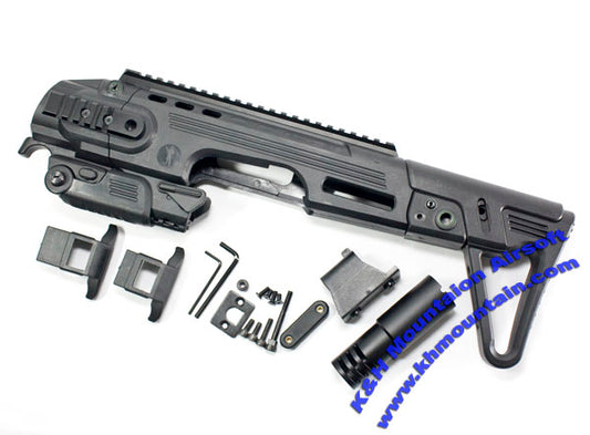 Tactical Glock Carbine Conversion Kit for G17 / G18C (BK)