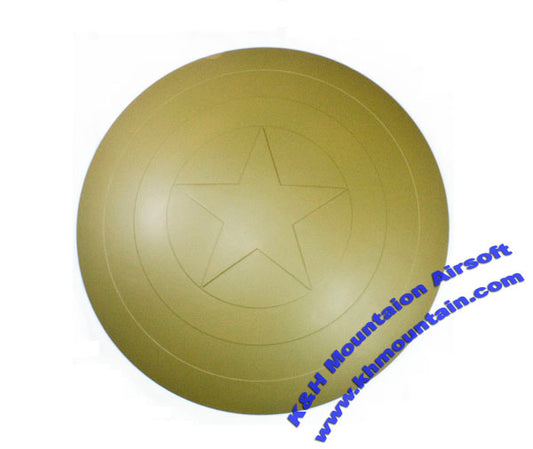 CM 2FT Plastic Captain Shield / TAN