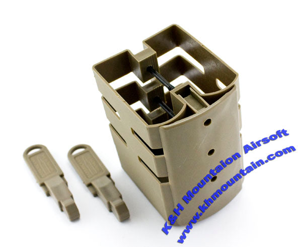 AR-15 Magazine Double for Cartridge Shells Magazine / TAN