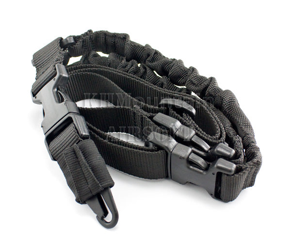 New Version ONE- POINT Rifle Sling / Black