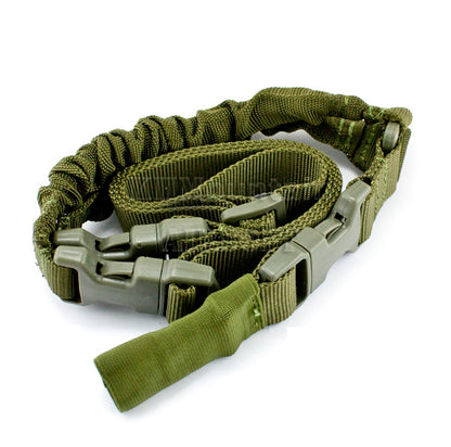 New Version ONE- POINT Rifle Sling / Green