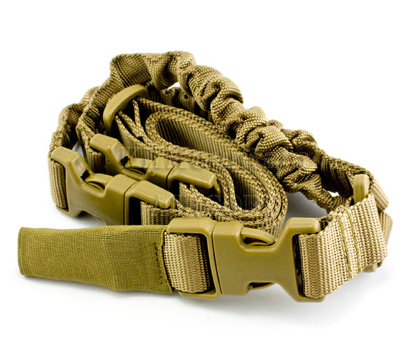 New Version ONE- POINT Rifle Sling / TAN – KHMountain Airsoft