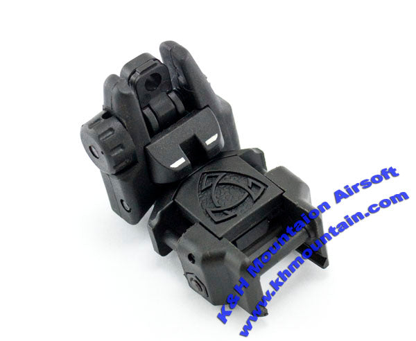 APS Plastic Foldable Rear Sight / Black