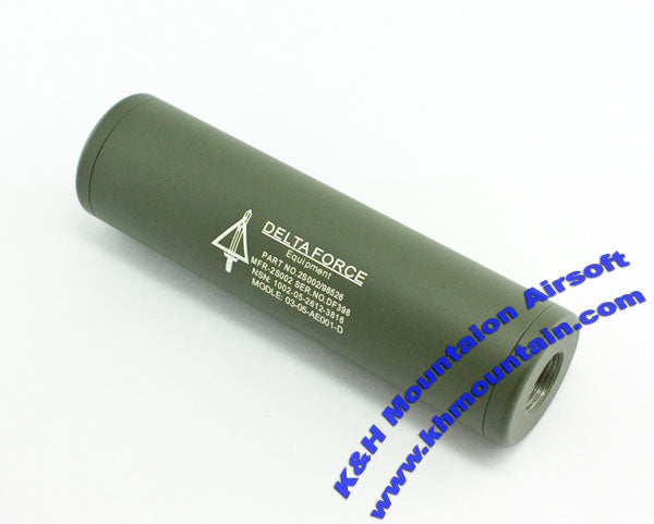 Delta Force Aluminum Silencer 14mm +/-