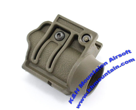 Plastic QD Flashlight Mount / Green