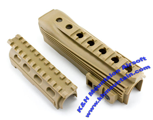 APS AK47 Tactical Rail System Handguard / TAN