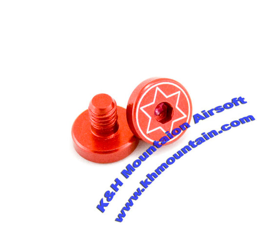 IPSC Grip Screw (2-pcs) / Red