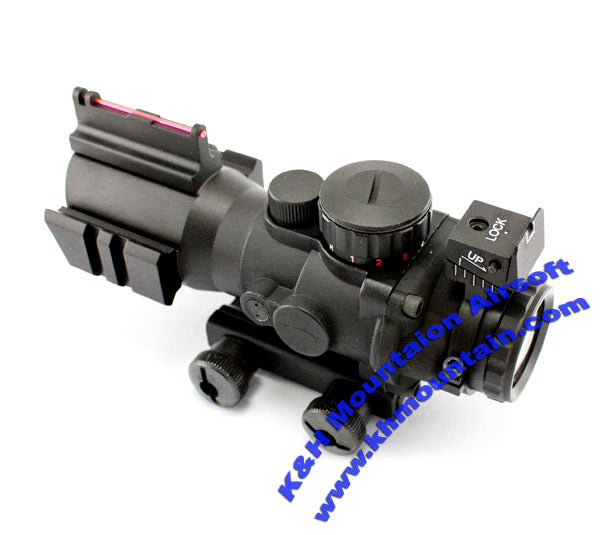 SNIPER RGB Dot Scope with Side Rail Mount (4 x 32)