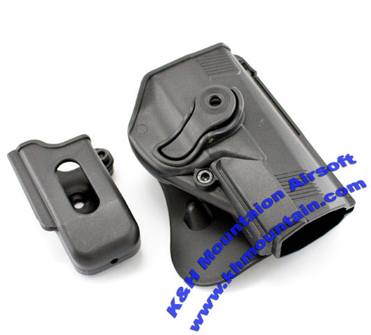 Plastic Holster for PX4 with Magazine Pouch / Black