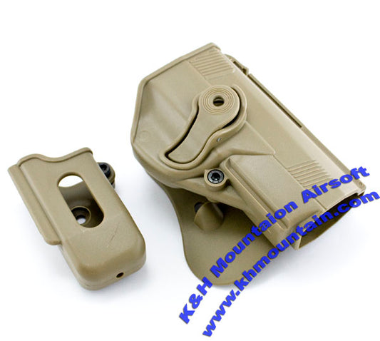 Plastic Holster for PX4 with Magazine Pouch / TAN