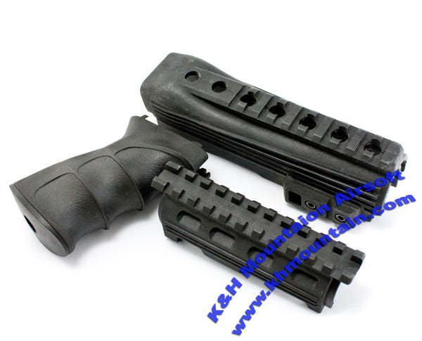 CYMA Rail Handguard w/ Tactical Grip For AK47 (C.49) / Black