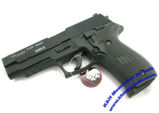 Full Metal P226 Gas Blowback Pistol (9226) / No marking/ Black