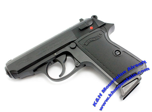 Full Metal PPK-007 Gas Blowback Pistol with Marking