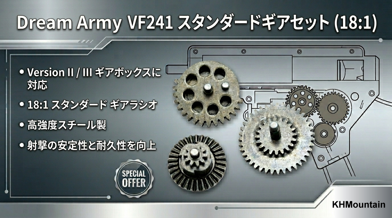 Dream Army Standard Gear Set for Version II/III (18:1)